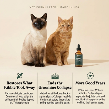 HappyWags Liquid Collagen For Cats